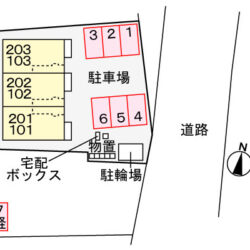 駐車場配置図 駐車場配置図