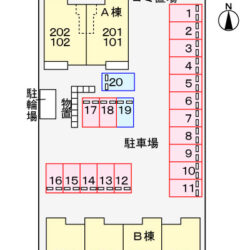 駐車場配置図 駐車場配置図